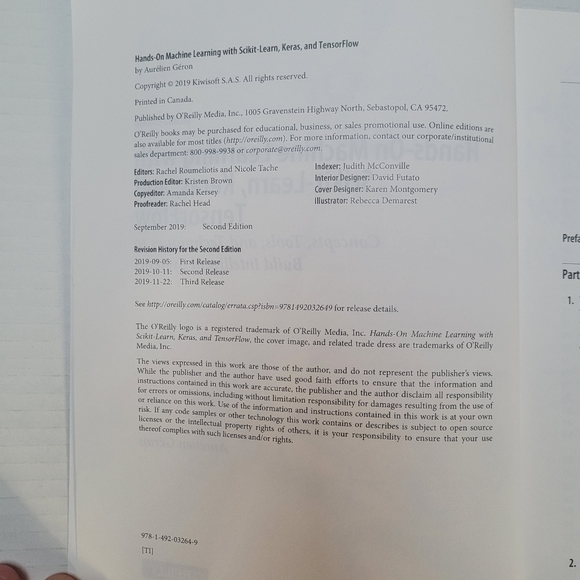 Aurélien GéronHands-On Machine Learning with Scikit-Learn, Keras, and TensorFlow - Picture 6 of 8